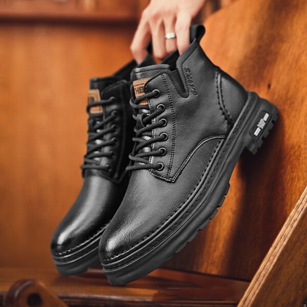 Martin Boots Thick-soled Mid-top Retro Easy Matching Casual - Image 4