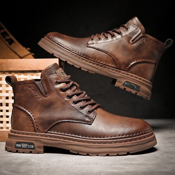 Martin Boots Thick-soled Mid-top Retro Easy Matching Casual - Image 5
