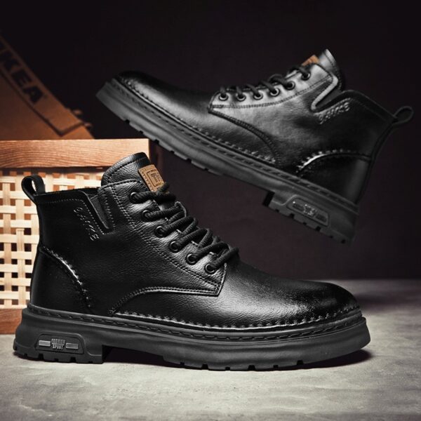 Martin Boots Thick-soled Mid-top Retro Easy Matching Casual - Image 6